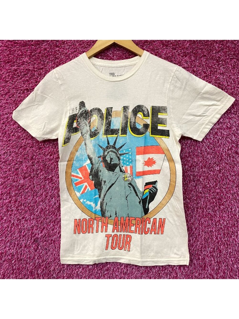The Police North American Tour Rock Band T-Shirt Small